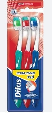 Difaş Ultra Clean 3'lü Diş Fırçası