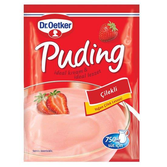 Dr. Oetker Puding Çilekli 120gr