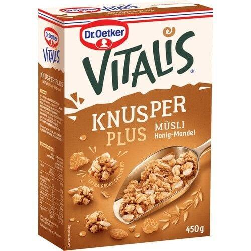 Dr. Oetker Vitalis Plus Müsli Honig Mandel 450gr