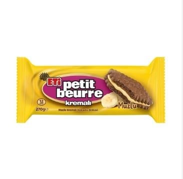 Eti Petit Beurre Muzlu Kremalı Bisküvi 270 gr