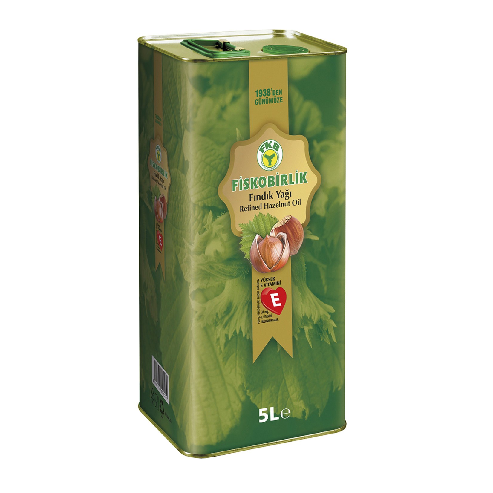 Fiskobirlik Fındık Yağı 5000ml tnk