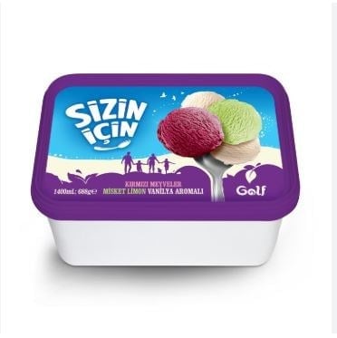 Golf Sizin İçin Kırmızı Meyveler- Limon – Vanilya 1400ml