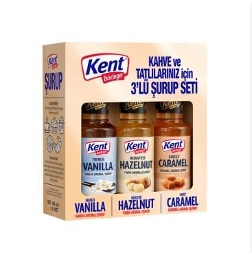 Kahve Boringer  Şuruplar 3'lü Set 100ml 