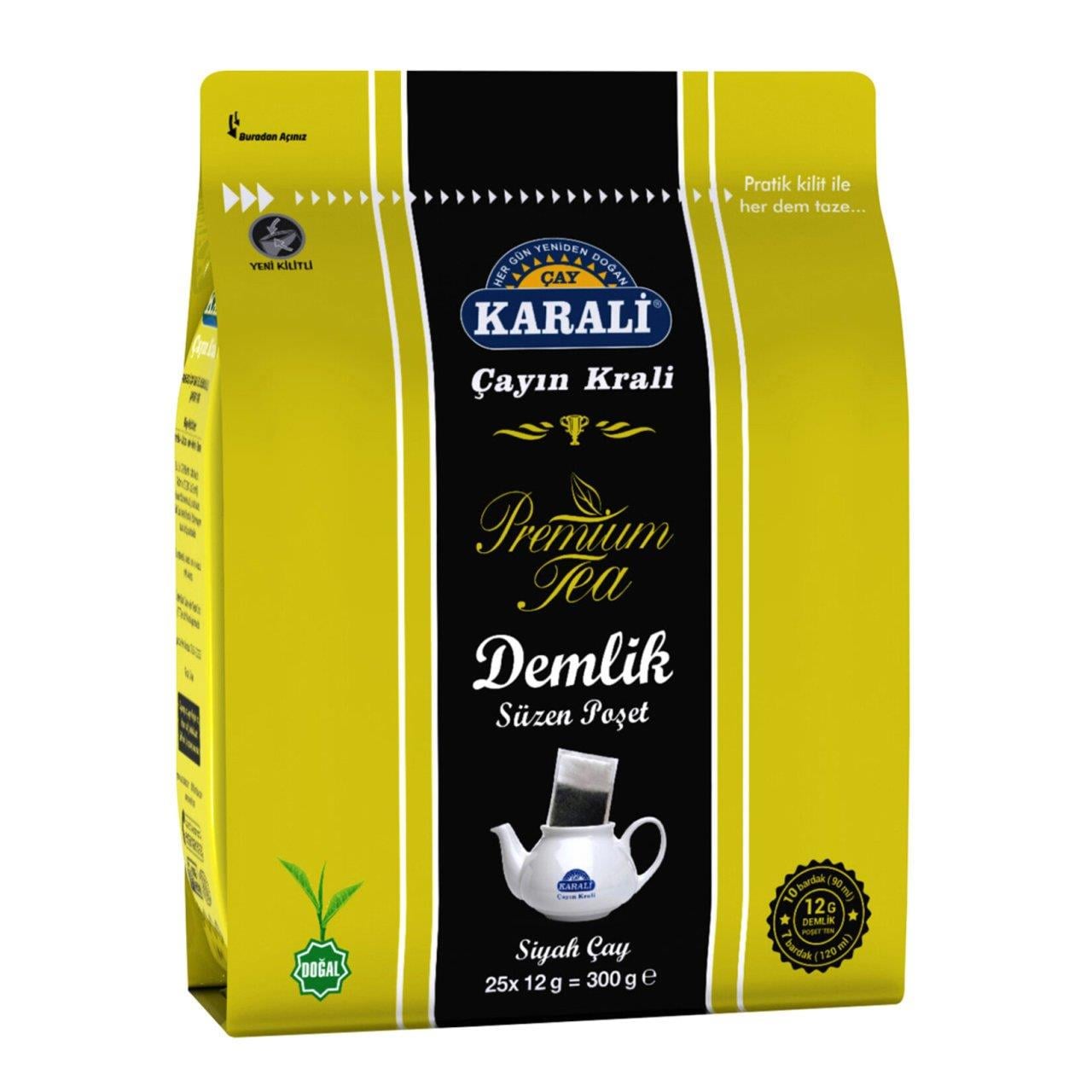Karali Demlik Poşet Çay 25li 300gr
