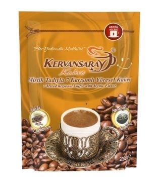 Kervansaray Mistik Aromalı 7 Karışımlı Yöresel  Kahve 200 gr 