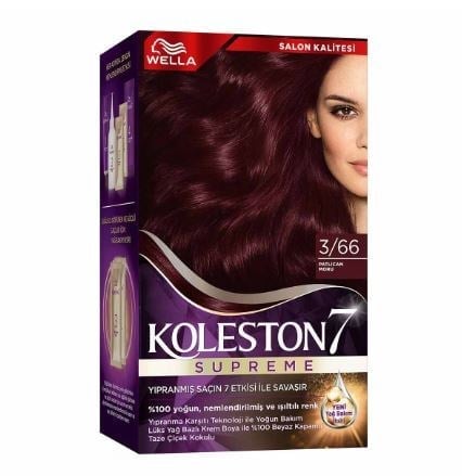 Koleston Patlıcan Moru 3.66 Saç Boyası