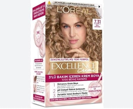 L'Oreal Paris Excellence Creme Saç Boyası - 7.31 Bal Köpüğü 