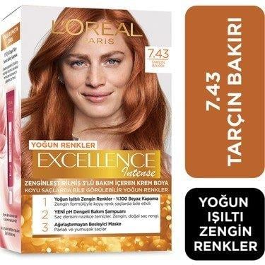 Loreal Paris Excellence Saç Boyası 7.43 Tarçın Bakırı