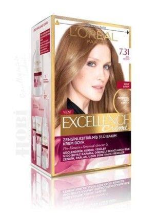 Loreal Paris Excellence Saç Boyası 7.31 Bal Köpüğü