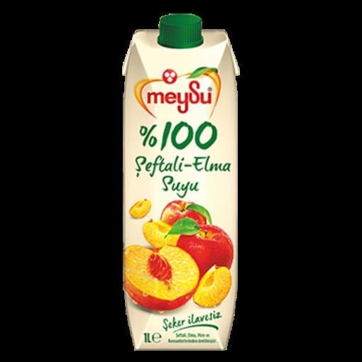 Meysu %100 Şeftali Elma Suyu 1000ml