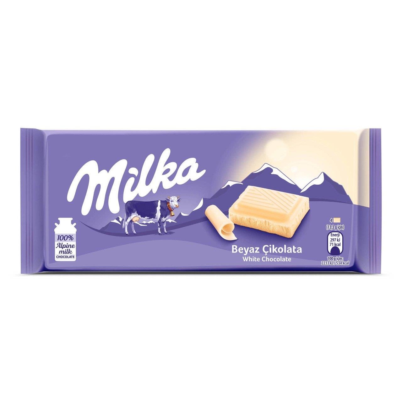 Milka Beyaz Çikolata 80gr