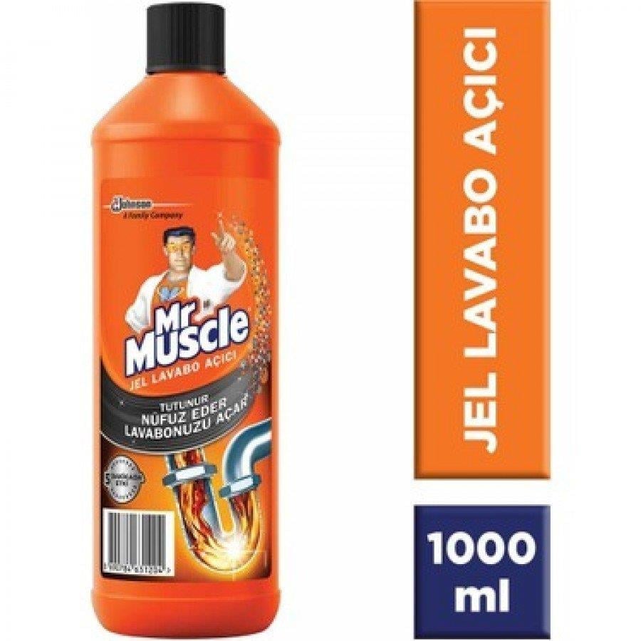 Mr. Muscle Jel Lavabo Açıcı Banyo 1000ml