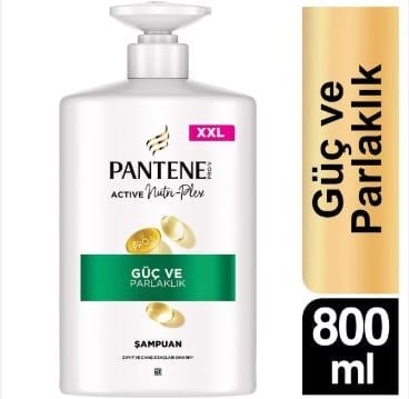 Pantene Güç Ve Parlaklık Şampuan 800 ml