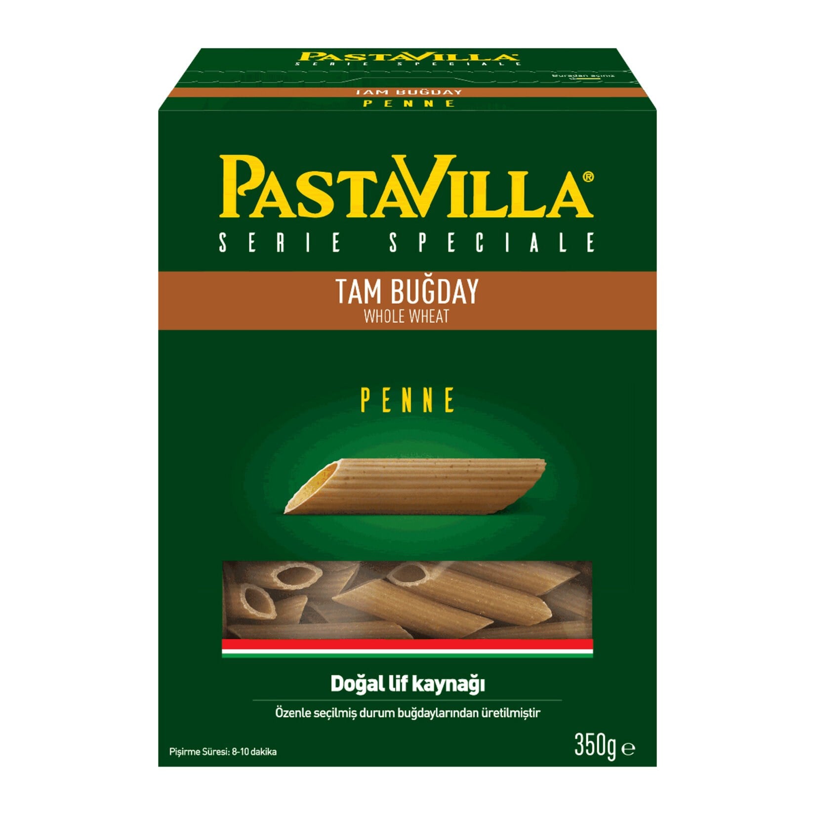 Pastavilla Tam Buğday Penne Kalem Makarna 350GR