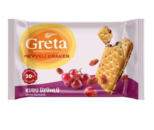 Şölen Greta Kuru Üzümlü Meyveli Kraker 150gr