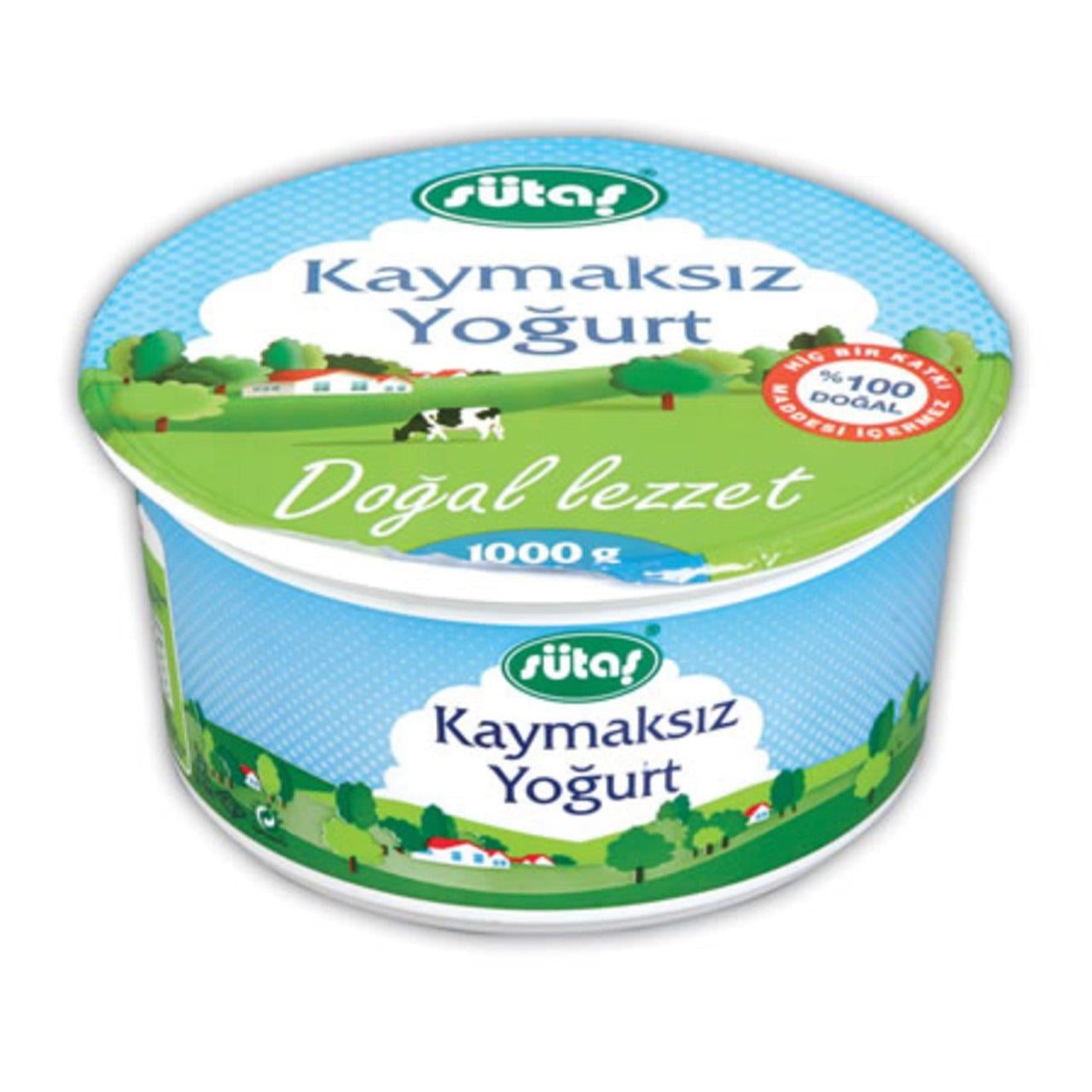 Sütaş Kaymaksız Yoğurt 1000gr