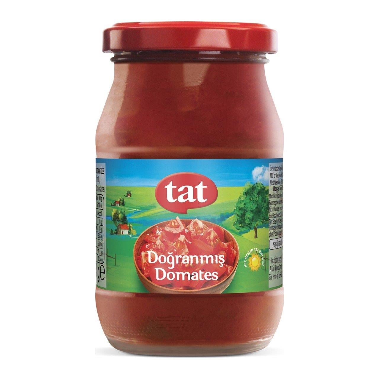 Tat Doğranmış Domates 340gr cam