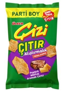 Ülker Çizi Çıtır Peynir & Biftek Parti Boy 160 gr