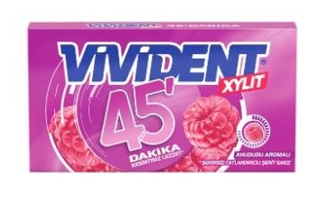 Vivident 45Dk Ahududu Aromalı Sakız 26gr