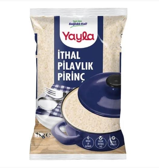 Yayla İthal Pilavlık Pirinç 1000g