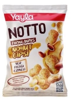 Yayla Notto Yer Fıstığı Ezmeli Nohut Cipsi 55gr