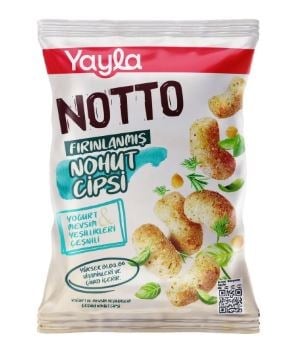 Yayla Notto Yoğurt ve Mevsim Yeşillikleri Çeşnili Nohut Cipsi 55gr