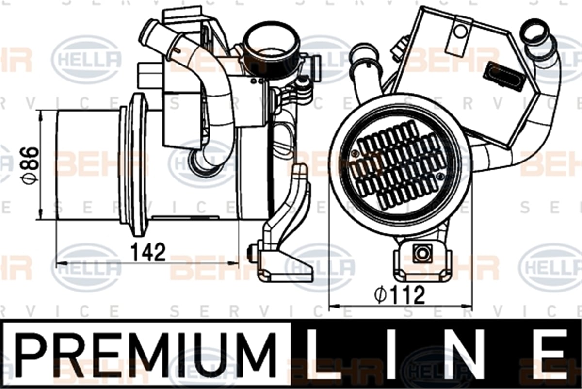 BEHR 000P - Egr Valfi - Vw Golf7-passat-tiguan-a3-leon