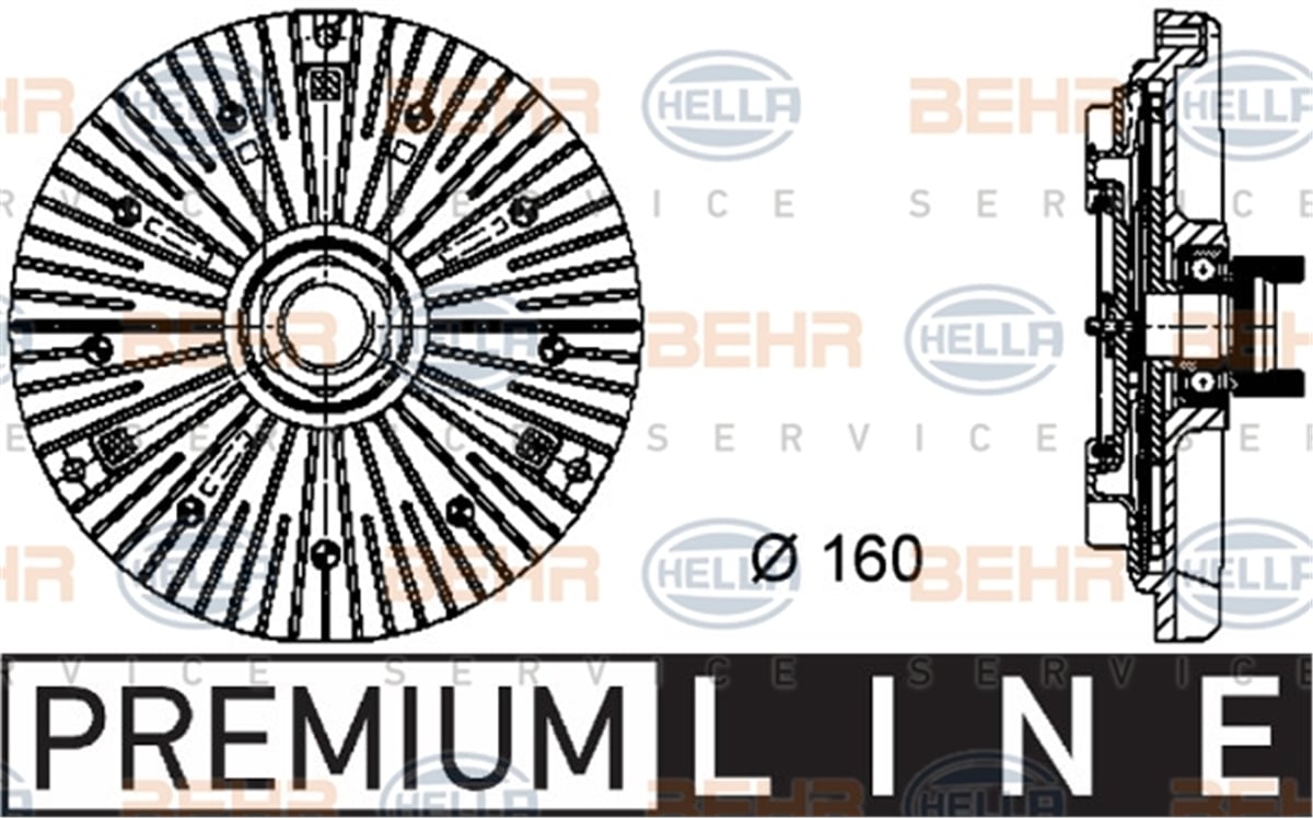 BEHR 000P - Fan Termigi - Bmw E36-39-46-38-x5-z3
