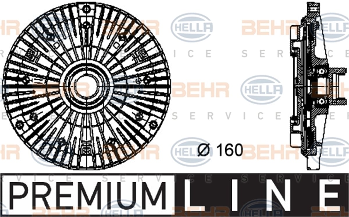 BEHR 000P - Fan Termigi - Bmw E39-38