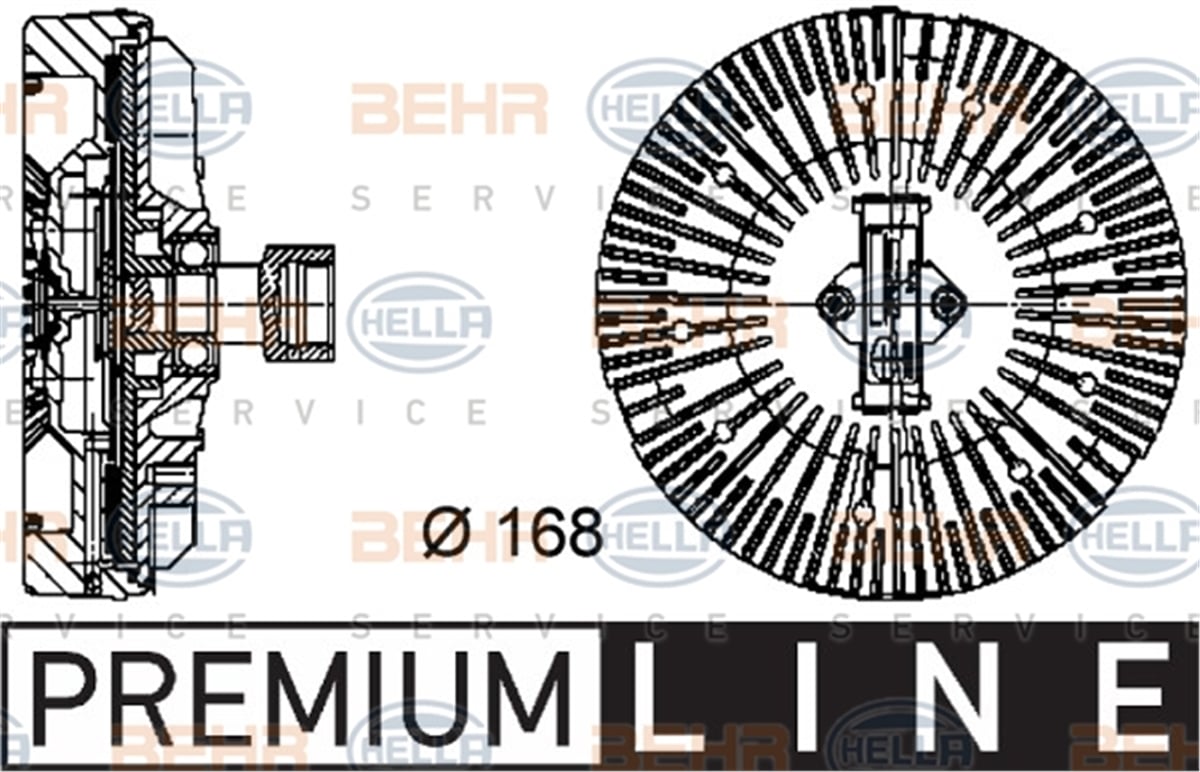 BEHR 000P - Fan Termigi - Bmw Range Rover Iii