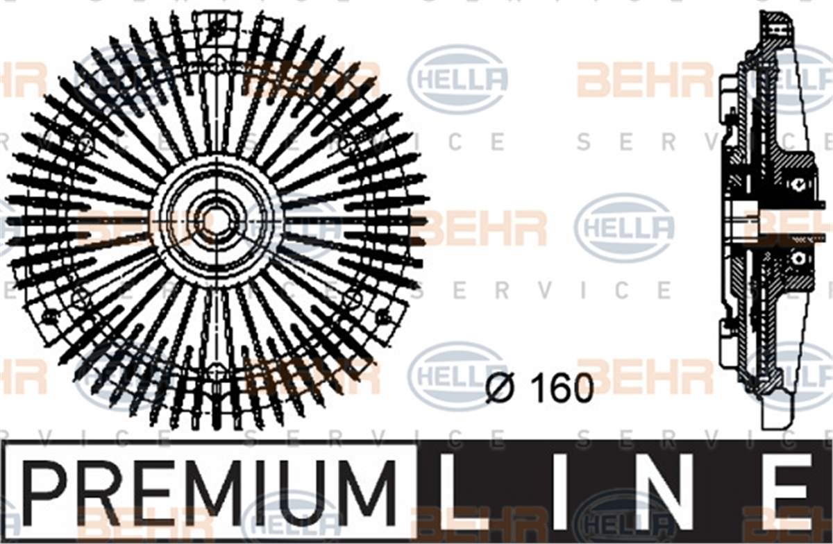 BEHR 000P - Fan Termigi - Mercedes W126-124