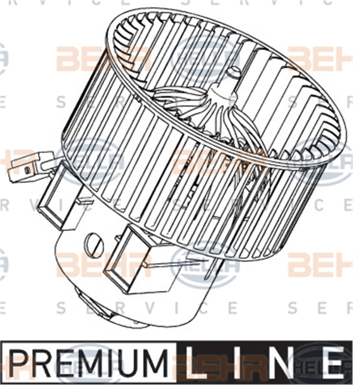 BEHR 000P - Kalorifer Motoru - Bmw Land Rover Freelander 2 Evoque