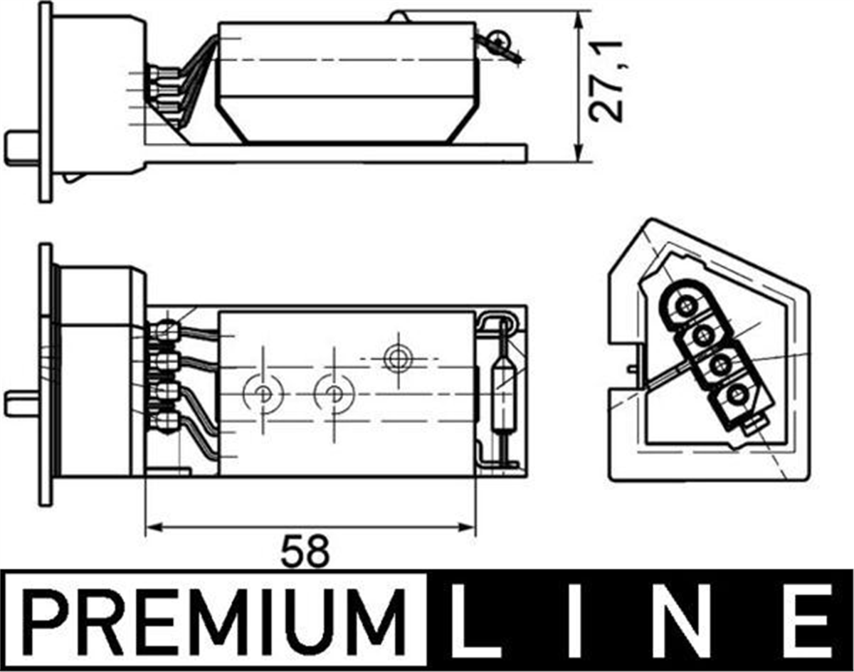 BEHR 000P - Kalorifer Rezistansi - Bmw E36