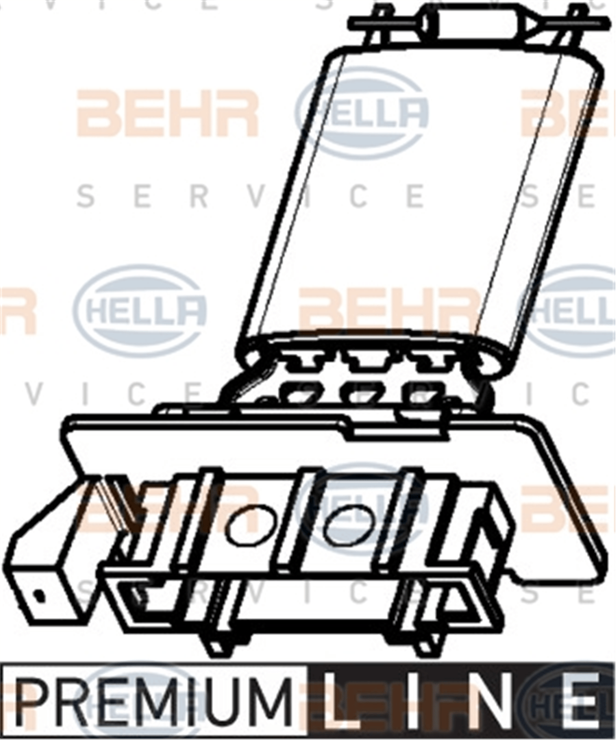 BEHR 000P - Kalorifer Rezistansi - Vw Golf5-golf6-jetta-passat-caddy-a3-q3-leon