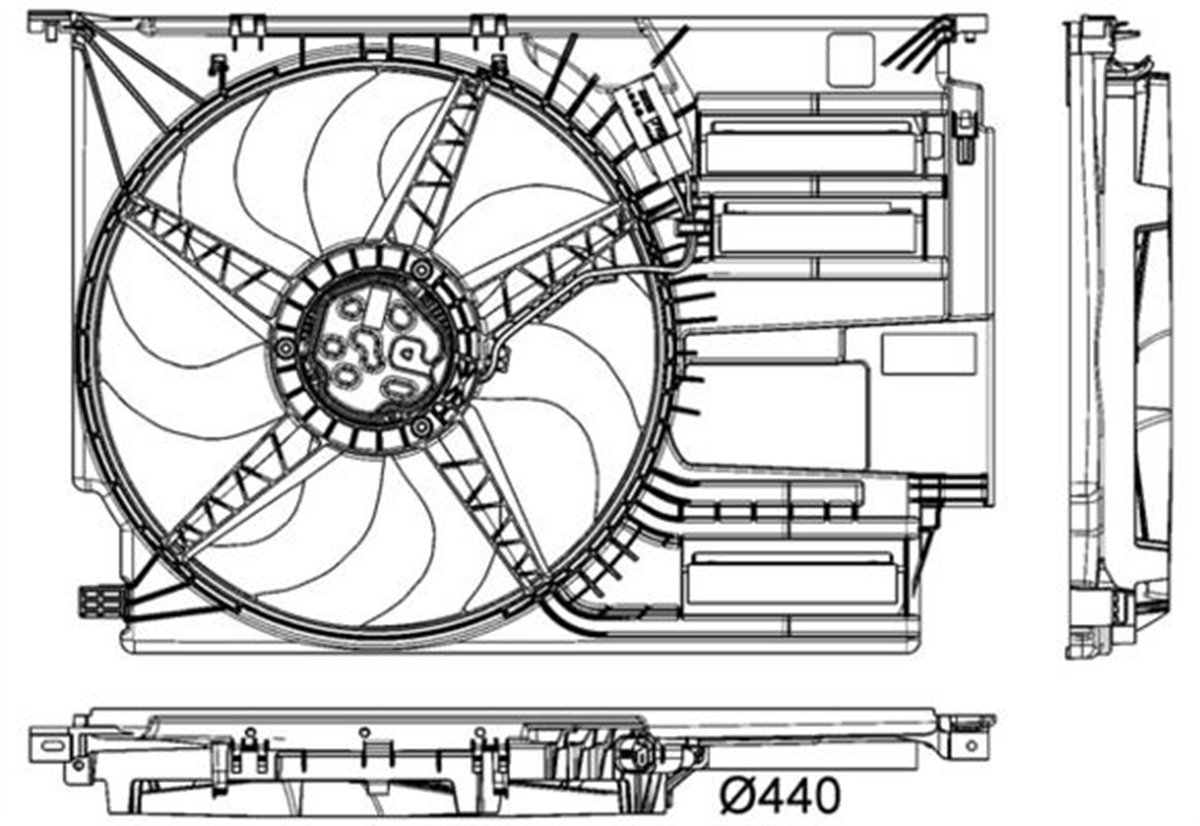 BEHR 000P - Klima Fan Motoru - Bmw F45-f46-x1 F48-x2 F39 Mini F54-f55-f56-f57