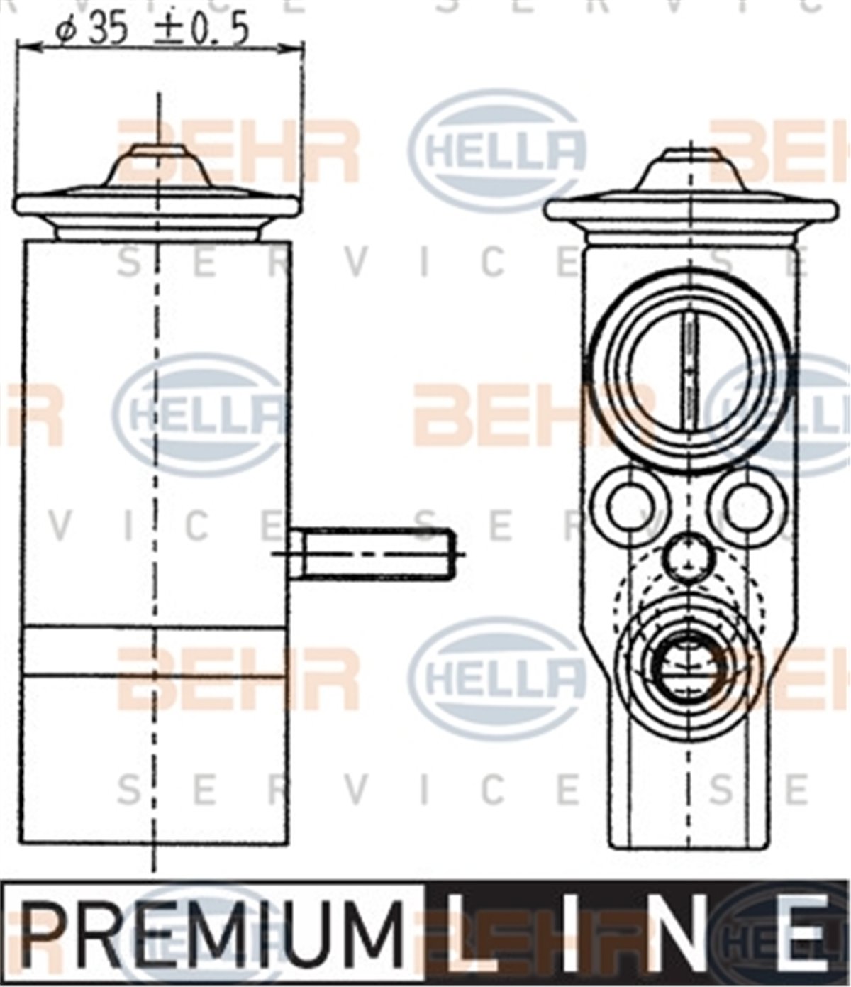 BEHR 000P - Klima Valfi - Mercedes W168-202-210