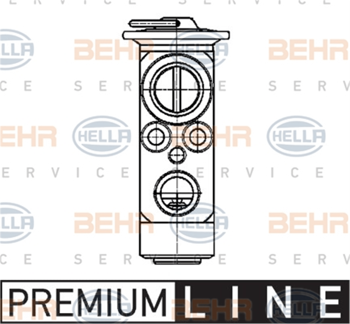 BEHR 000P - Klima Valfi - Mercedes W203-209-211-204-221-207-212