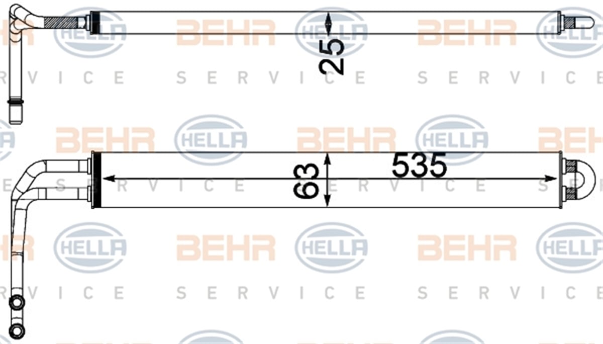 BEHR 000P - Yag Sogutucusu - Bmw F10-06-12-13