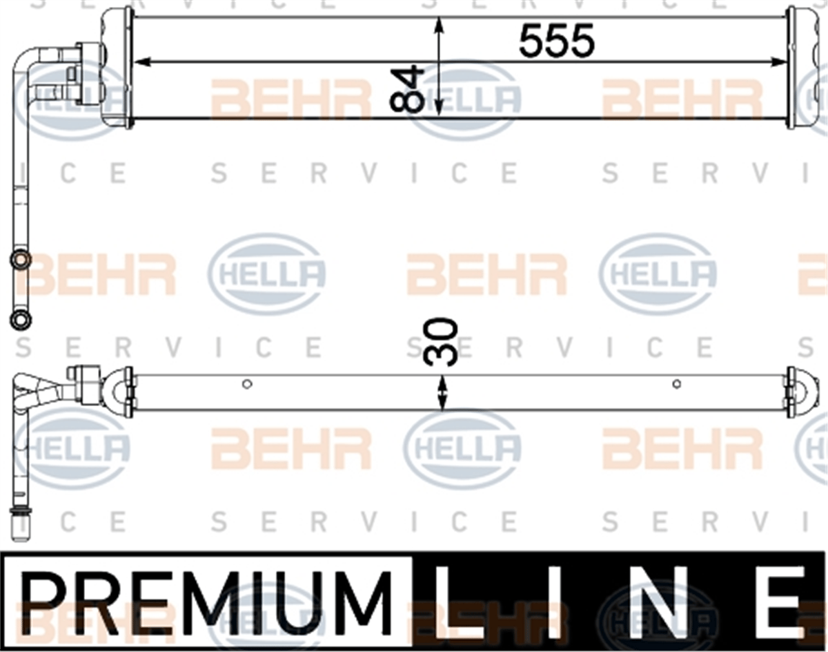 BEHR 000P - Yag Sogutucusu - Bmw F10-06-12-13