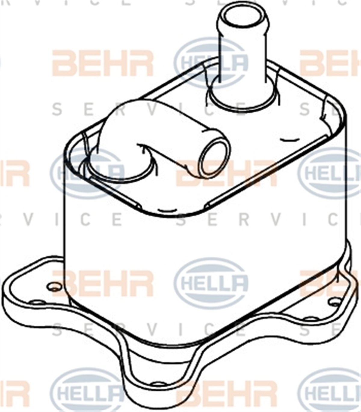 BEHR 000P - Yag Sogutucusu - Opel Astra H Astra J Corsa D Mokka Zafira B