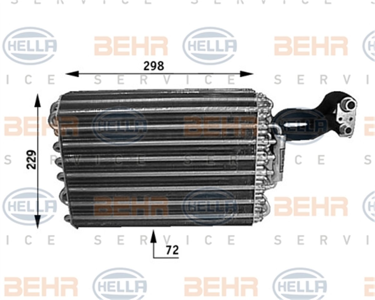 BEHR 000S - Evaporatör - Mercedes W124
