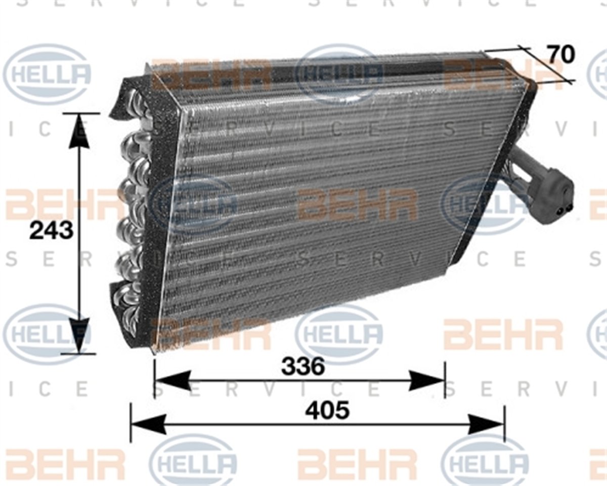 BEHR 000S - Evaporatör - Mercedes W202-208