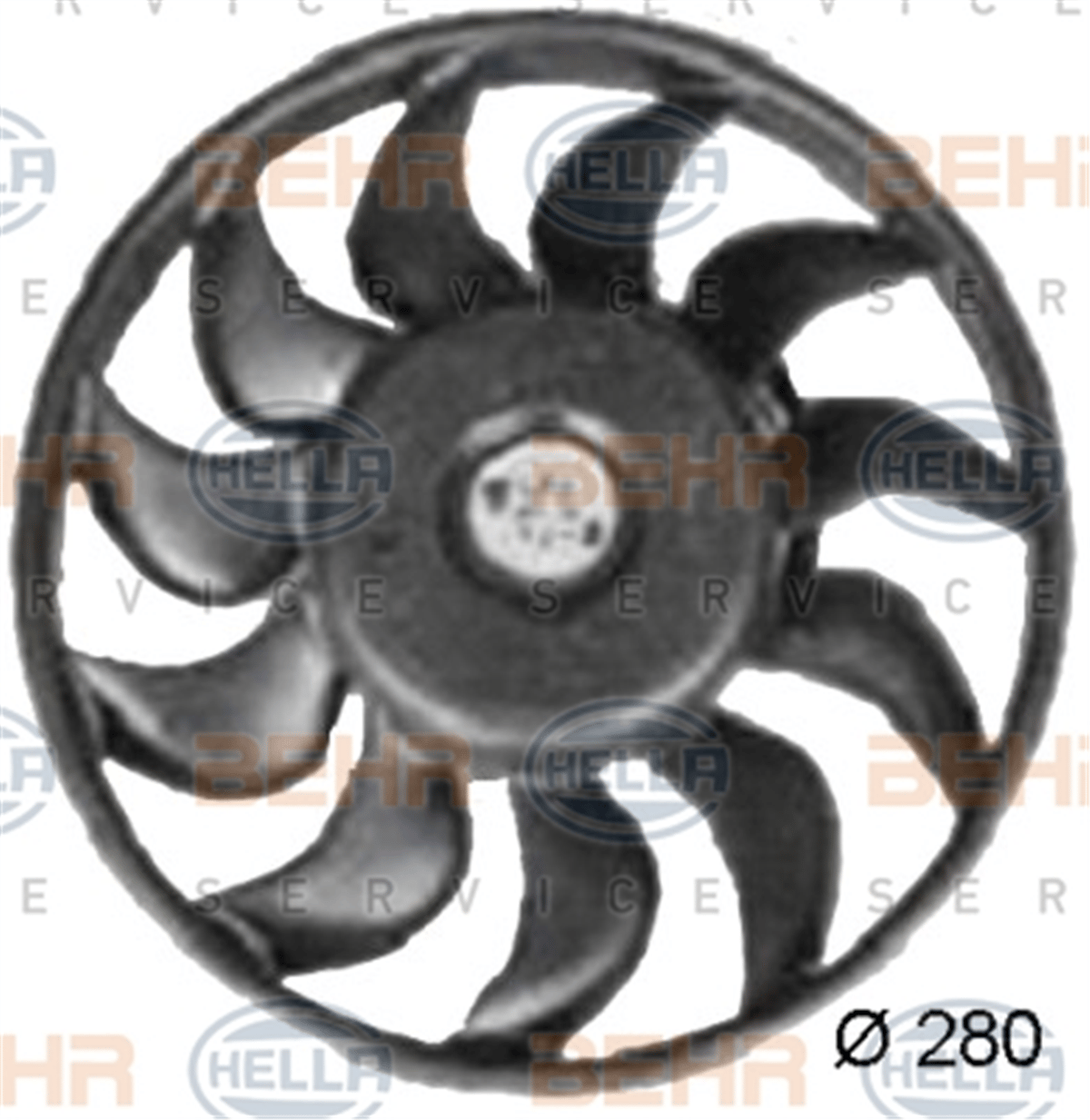 BEHR 000S - Fan Motoru Sag - Vw A6