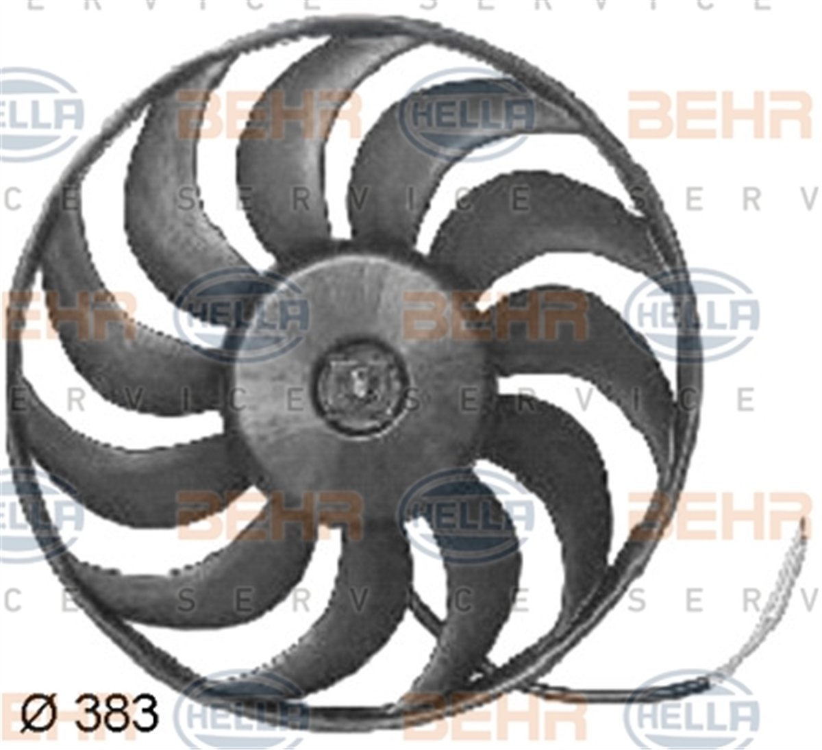BEHR 000S - Fan Motoru Sol - Vw A6
