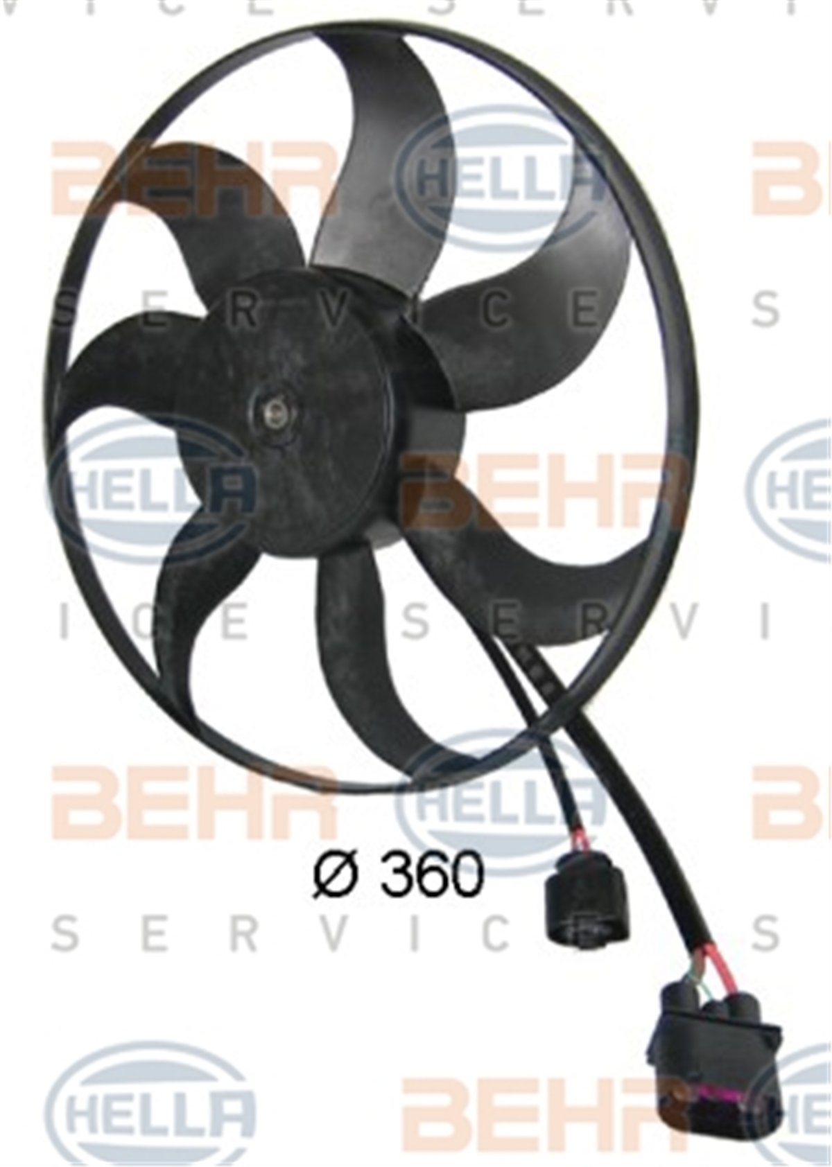 BEHR 000S - Fan Motoru - Vw Golf5-golf6-jetta-passat-caddy-a3-leon