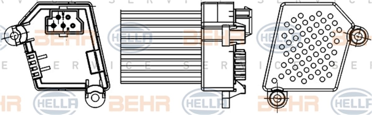 BEHR 000S - Klima Salteri - Bmw E46-39-x3-36