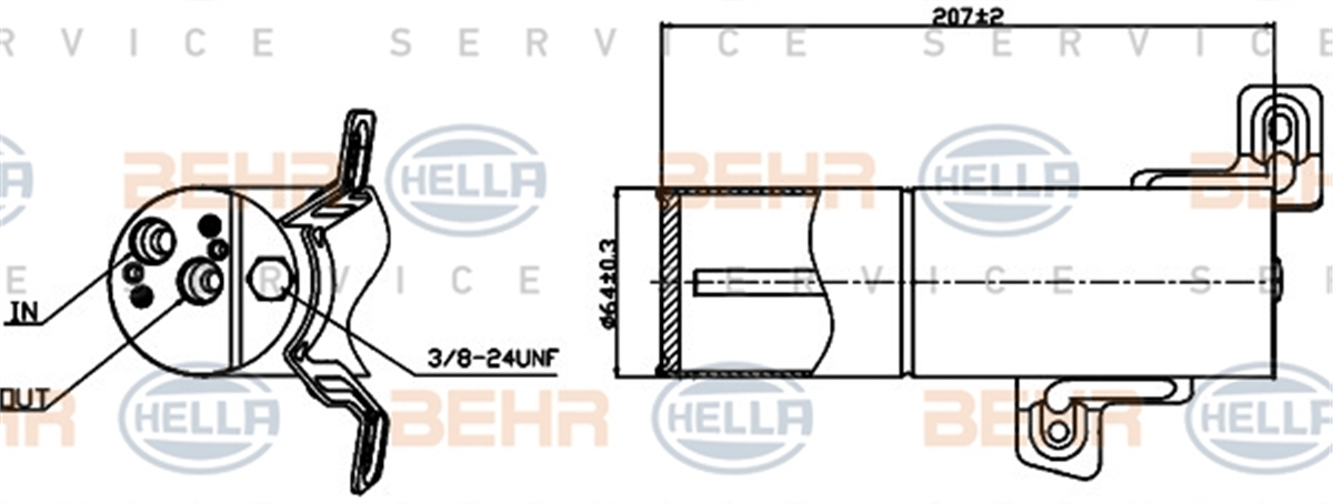 BEHR 000S - Klima Tüpü - Mercedes W221-216