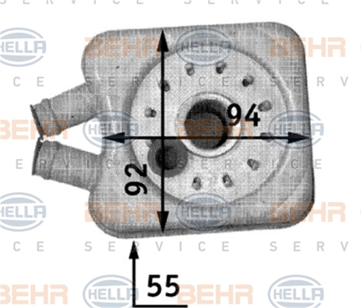 BEHR 000S - Yag Sogutucusu - Vw T4-lt-golf-a3-a4-crafter