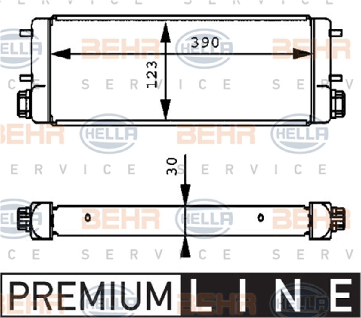 BEHR 001P - Yag Sogutucusu - Mercedes W140