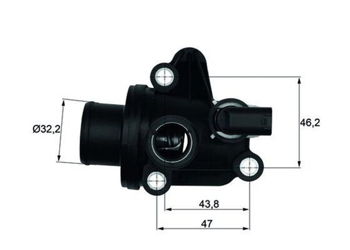 BEHR-T TI1287 - Termostat - Mercedes W168-414